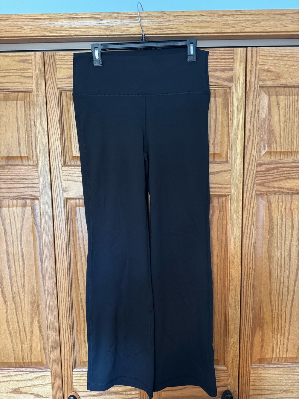 Yogalicious Black High-Rise Flare Yoga Pants